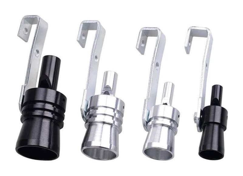Auto Endrohre Auto Auspuff Endrohr Spitze Universal Turbo Sound Simulator Pfeife Auto Auspuffrohr Pfeife Fahrzeug Sound Schalldämpfer S/M/L/(Silver S) von WEKPOPMEVL