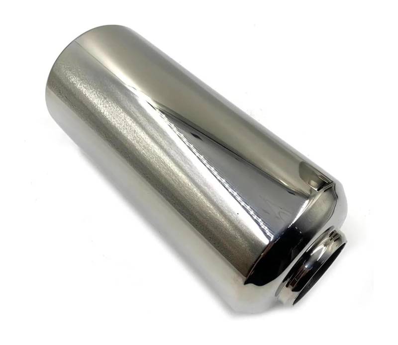Auto Endrohre Auto-Auspuffrohr-Endrohr-Spitzenschalldämpfer Universal 63 Mm (2,5 Zoll) / 51 Mm (2 Zoll) Einlassschalldämpfer-Spitzenrohr Auspuff Schalldämpfer(51MM IN- 300MM) von WEKPOPMEVL