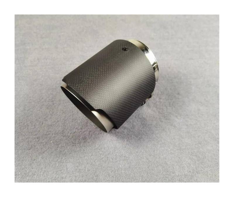 Auto Endrohre Auto-Auspuffrohr-Endrohrspitze 1 Stück Matte Carbon-Auspuffspitzen Sandgestrahlt Für Autos Tuning Schalldämpfer-Düsen Auspuffrohre von WEKPOPMEVL