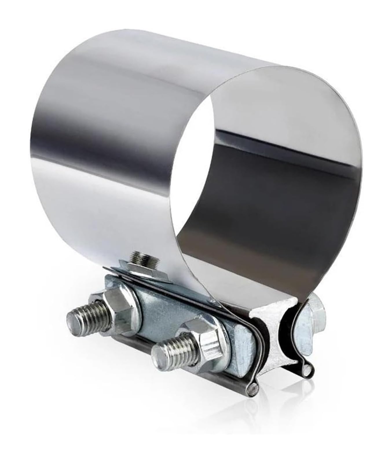 Auto Endrohre Auto-Auspuffrohr-Endrohrspitze 2,0 Zoll 2,25 Zoll 2,5 Zoll 3,0 Zoll 4,0 Zoll Auspuffschelle Stoßverbindung Bandschelle Rohrschelle Stoßverbindung(4.0inch) von WEKPOPMEVL