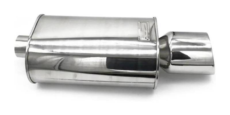 Auto Endrohre Auto-Auspuffrohr-Endrohrspitze 63 Mm Edelstahl Auto-Auspuff-Schalldämpfer-Rohr-Endrohr-System Racing-Sport-Schalldämpfer von WEKPOPMEVL