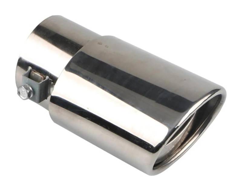 Auto Endrohre Auto-Auspuffrohr-Endrohrspitze Auto-Auspuff-Schalldämpfer-Spitze Einzelauslass Auto-Heck-Heck-Auspuffanlage Universal-Heckschalldämpfer(B Straight) von WEKPOPMEVL