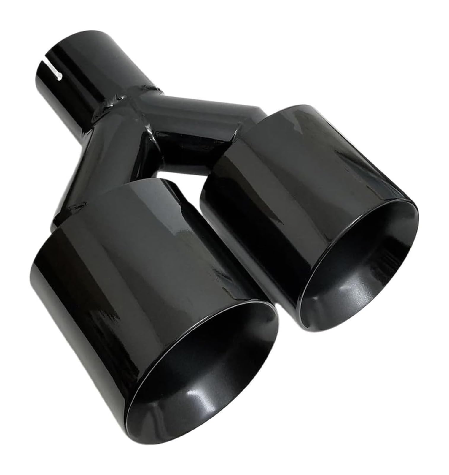 Auto Endrohre Auto-Auspuffrohr-Endrohrspitze Doppeltes Auto Glänzend Schwarz Edelstahl Gleiche Länge Mittleres Auspuffrohr Doppelte Schalldämpferspitze Auto Endrohre Auto-Auspuffrohr-Endrohrspitze Doppeltes Auto Glänzend Schwarz Edelstahl Gleiche Länge Mittleres Auspuffrohr Doppelte Schalldämpferspitze von WEKPOPMEVL
