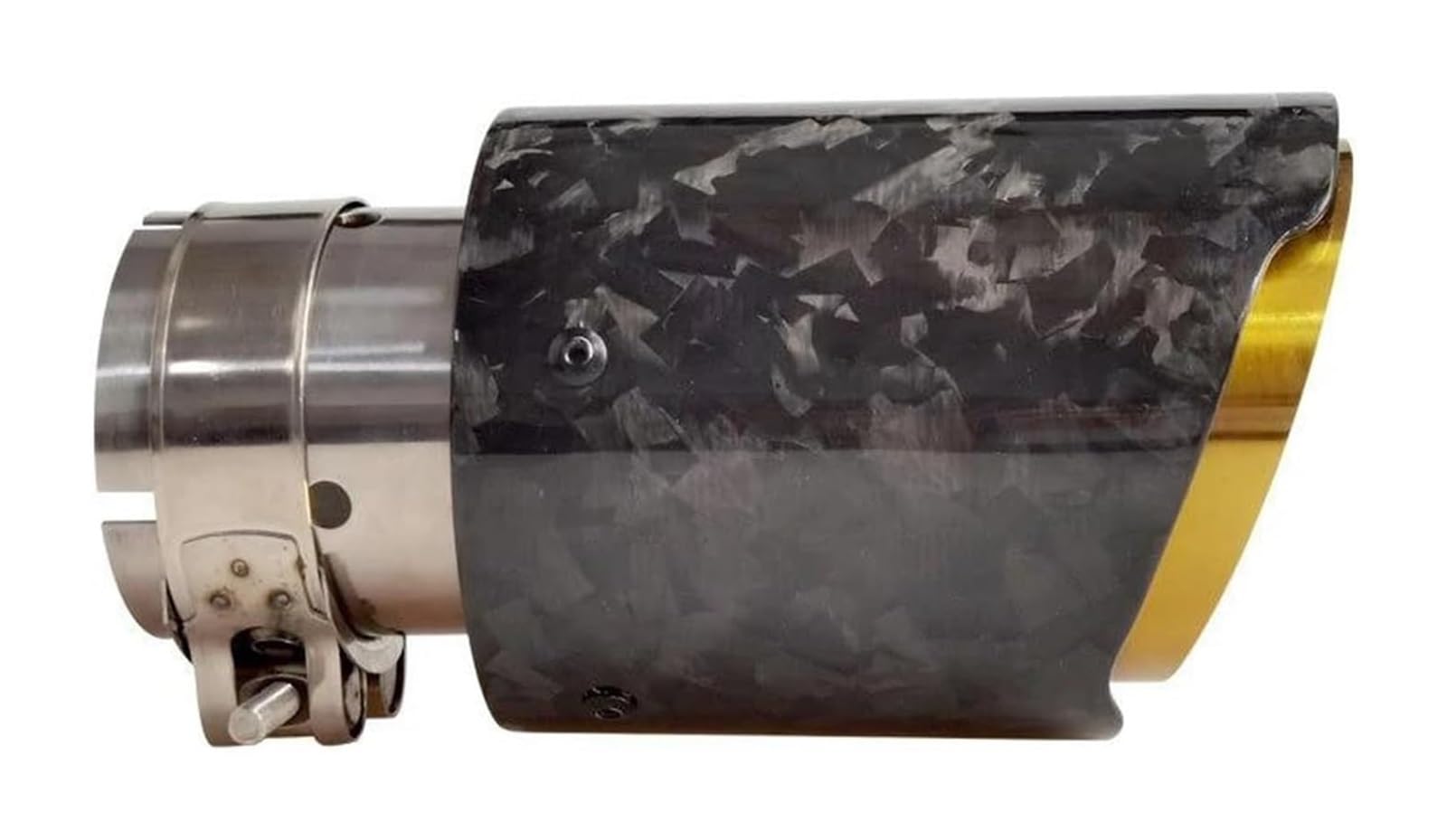 Auto Endrohre Auto-Auspuffrohr-Endrohrspitze Universal-Schalldämpfer-Endrohr-Muffer-Spitze Auspuffspitze Schwärzendes Stahlrohr Gold Gerade Kante(In 57mm Out 89mm) von WEKPOPMEVL