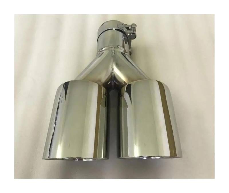 Auto Endrohre Auto-Auspuffrohr-Endrohrspitze Universal Skew Double Steel Dual-Automobil-Auspuffrohr-Schalldämpfer Auto-Modifikation von WEKPOPMEVL