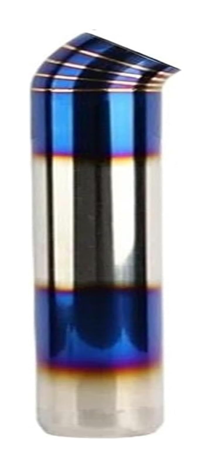 Auto Endrohre Auto-Auspuffrohr-Endrohrspitze Universeller Auto-Schalldämpfer Gebrannter Blauer Edelstahl 66 Mm Gas-Endrohre Wasserdichter Heckschutz(Blue 600mm) von WEKPOPMEVL