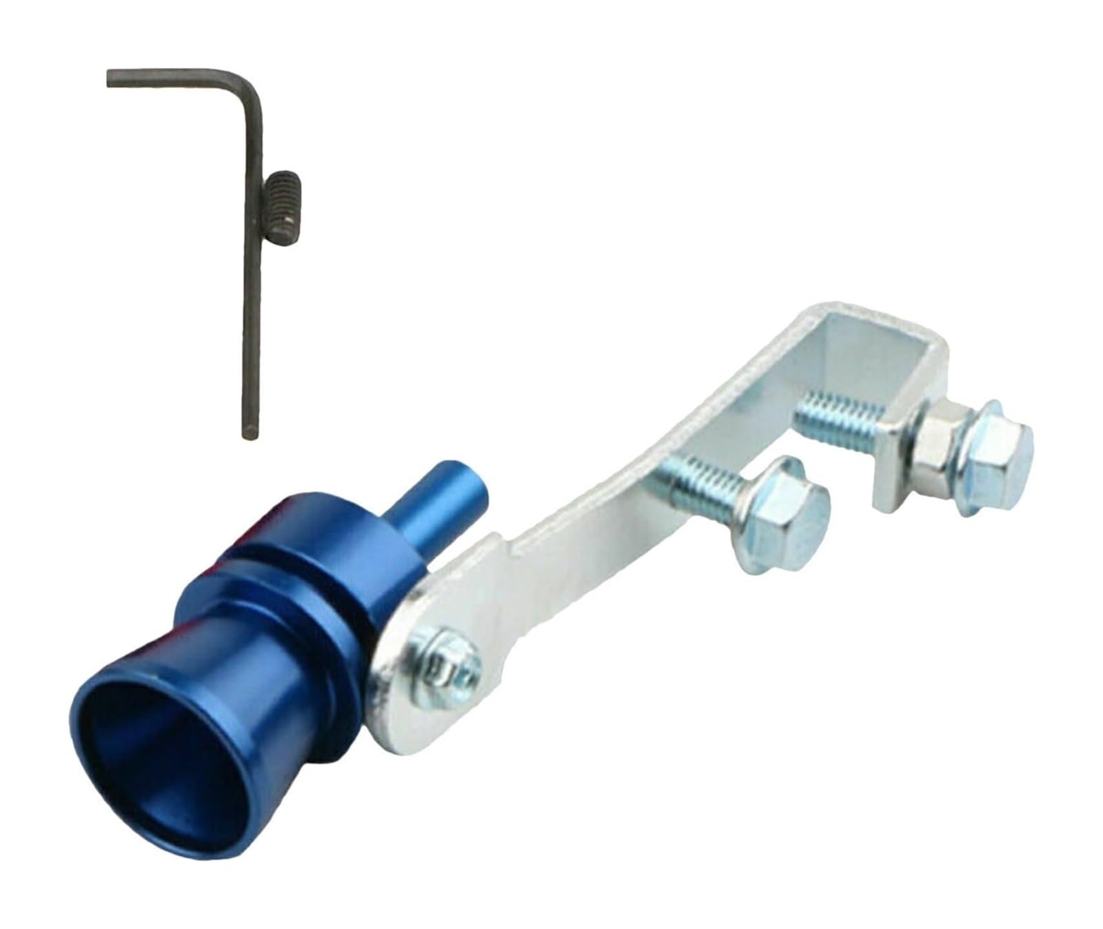 Auto Endrohre Auto Schalldämpfer Endrohr Auspuff Tragbare Auto Turbo Pfeife Universal Fake Simulator Auto Stabiles Auspuffrohr Auto Auspuffspitze(Blau) von WEKPOPMEVL
