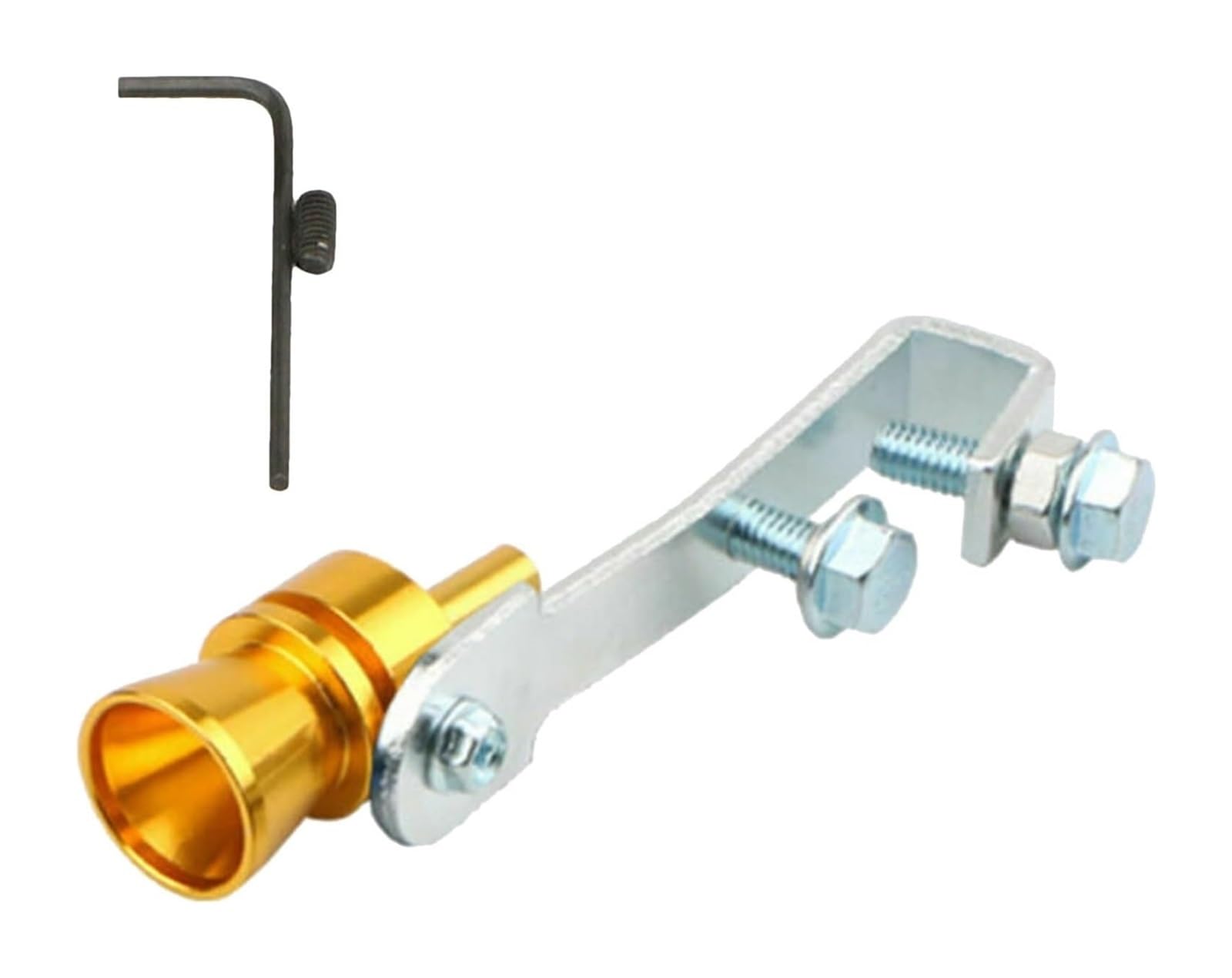 Auto Endrohre Auto Schalldämpfer Endrohr Auspuff Tragbare Auto Turbo Pfeife Universal Fake Simulator Auto Stabiles Auspuffrohr Auto Auspuffspitze(Gelb) von WEKPOPMEVL