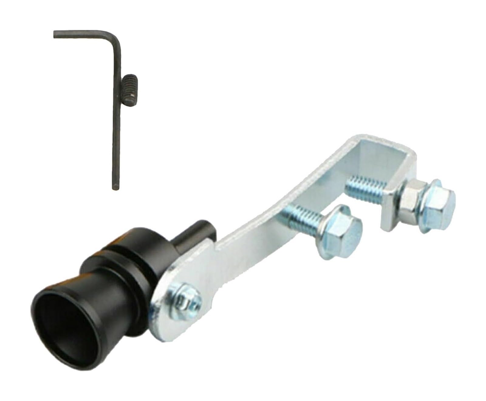 Auto Endrohre Auto Schalldämpfer Endrohr Auspuff Tragbare Auto Turbo Pfeife Universal Fake Simulator Auto Stabiles Auspuffrohr Auto Auspuffspitze(Schwarz) von WEKPOPMEVL