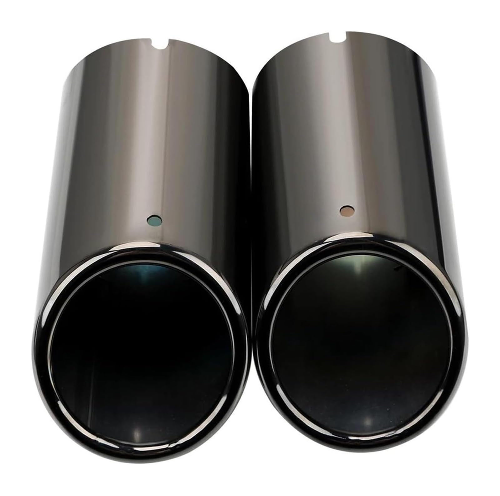 Auto Endrohre Für A1 A2 A3/A4 B8 2009–2016 Q5 2009–2012 Auto-Auspuffrohr-Endrohrspitze Auspuffspitze Schalldämpferrohrabdeckung(Black-7.6cm) von WEKPOPMEVL