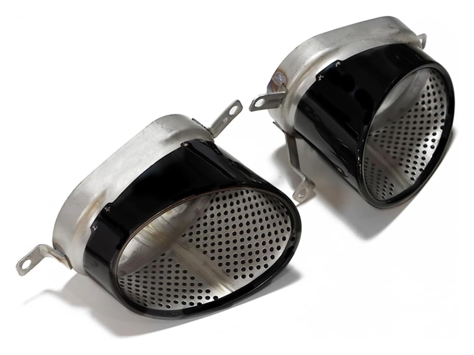 Auto Endrohre Für A3 Für A4 Für A5 Für A6 2015-2018 Bis Zu Für RS3 Für RS4 Für RS6 Für RS7 Auto Auspuff Spitze Endrohr Düse Auto Schalldämpfer Endrohr(Schwarz) von WEKPOPMEVL