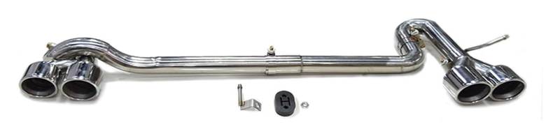 Auto Endrohre Für A4 2014-2018 Limousine Schalldämpfer Spitze Auspuffrohr System Düse Auto Auspuff Spitze Auto Schalldämpfer Endrohr 1 Set Dual(Silber) von WEKPOPMEVL