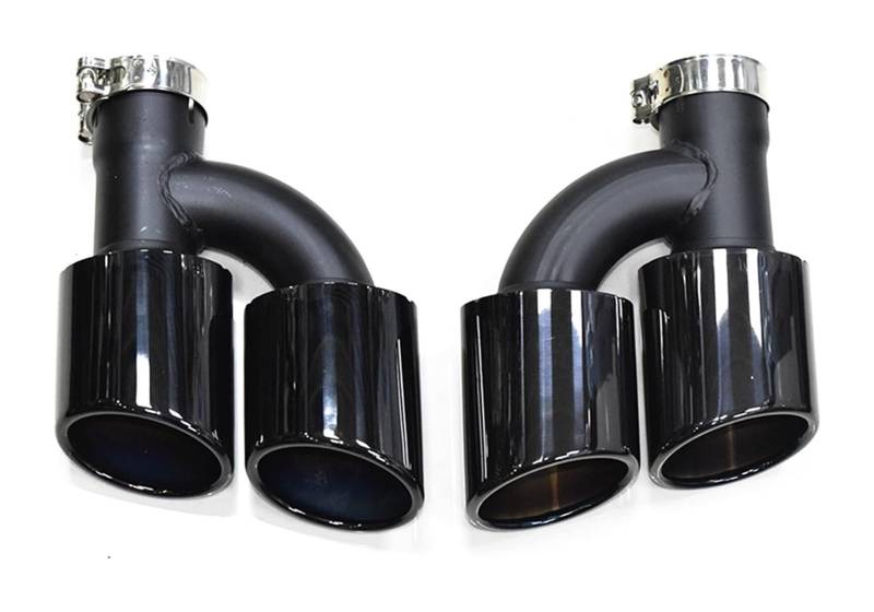 Auto Endrohre Für A4 Für A5 Für A6 Für A7 Bis Für S4 Für S5 Für S6 Für S7 60mm Endrohr Auto Auspuff Spitze Auto In Der Nähe Von Schalldämpfer Endrohr Dual(Silver A) von WEKPOPMEVL