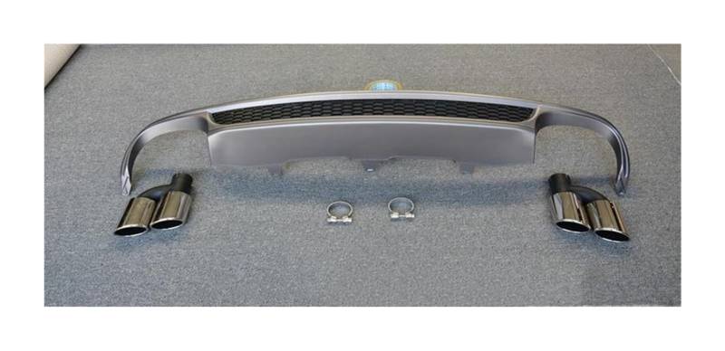 Auto Endrohre Für A6 Für C7 2012-2015 Basismodell Honeycomb Auto Spoiler Splitter Auspuffspitze Auto Schalldämpfer Endrohr Heckstoßstange Diffusor Lippenrohrspitzen von WEKPOPMEVL