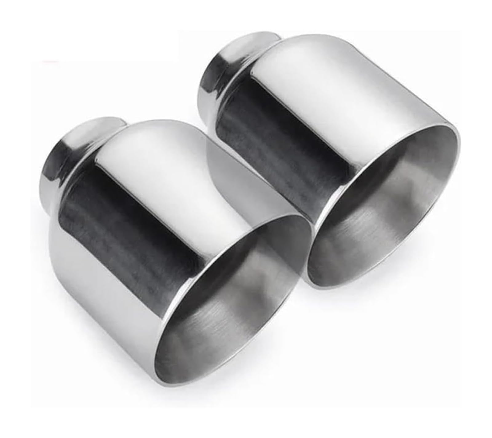 Auto Endrohre Für B&MW Auto-Auspuffrohr-Endrohrspitze 1/2/4 Stück 63 Mm-101 Mm Universal-Auto-Auspuff-Schalldämpferrohr Doppelwandige Auspuffspitzen(2pcs) von WEKPOPMEVL