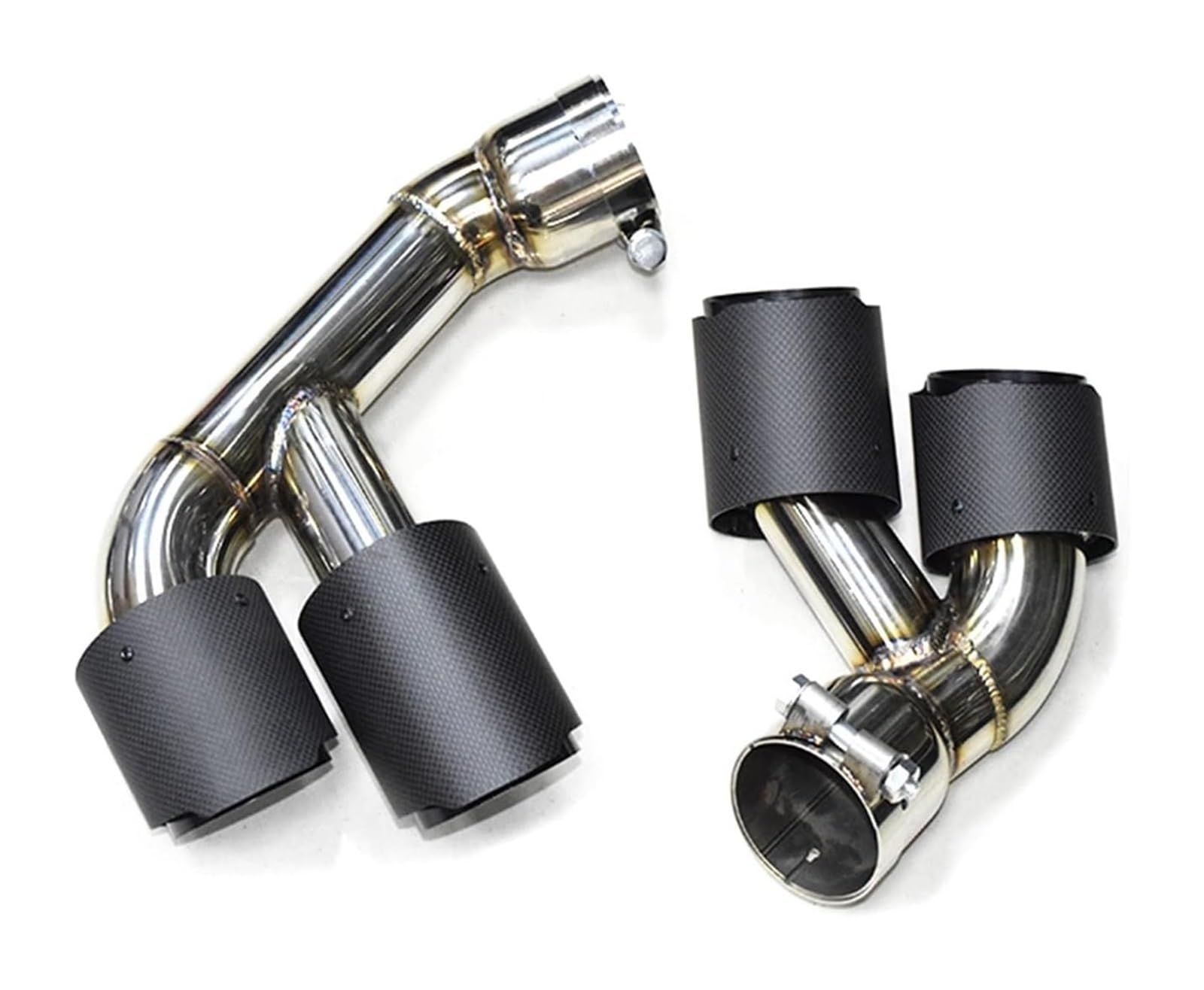 Auto Endrohre Für B&MW Für F15 Für X5M 35i 2014-2018 Auto-Schalldämpferspitzen Four Out Auto-Auspuffrohr-Endrohr-Abgasanlage Quad-Auto-Auspuffspitze(CF B 35i) von WEKPOPMEVL
