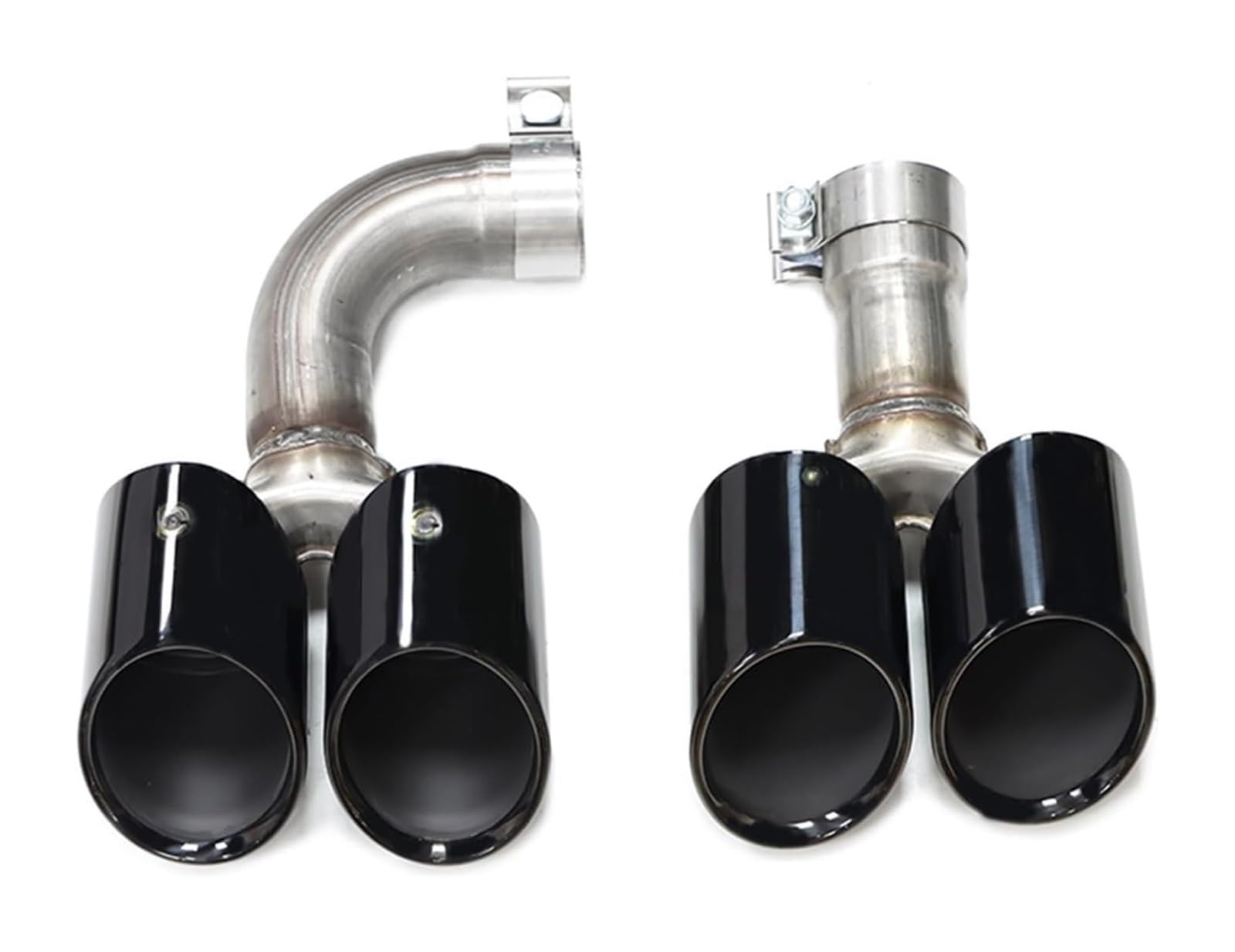 Auto Endrohre Für B&MW Für X3 30i Für G01 2022+ X4M Stil Stoßstange Schalldämpfer Spitze Abgasanlage Düse Auto Auspuff Spitze Auto Schalldämpfer Endrohr Quad(Black C) von WEKPOPMEVL