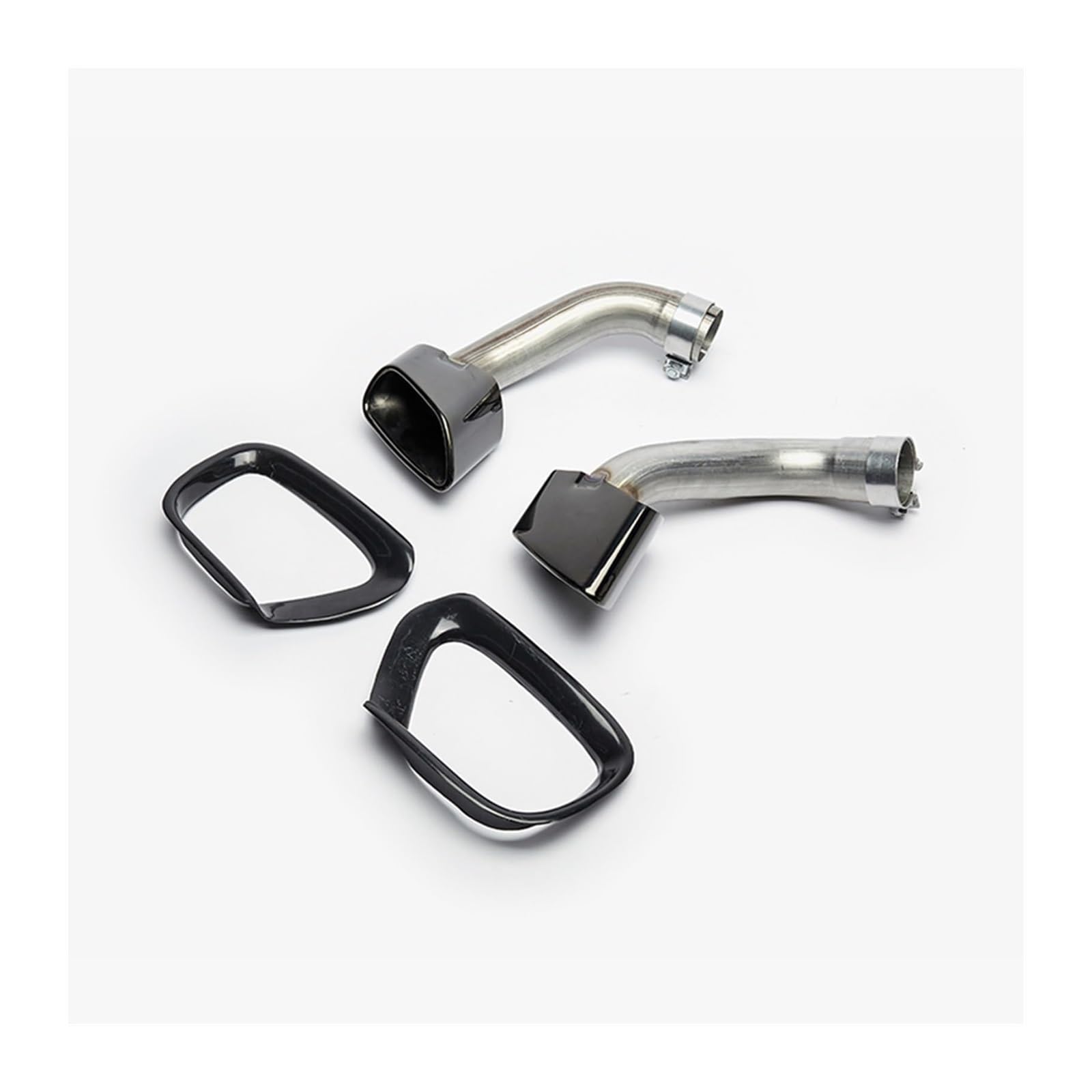 Auto Endrohre Für B&MW Für X5 Für E70 2008-2013 Auspuffrohr Schalldämpfer Spitze Auto Auspuff Endrohr Auto Auspuff Spitze Auto Schalldämpfer Endrohr(Schwarz) von WEKPOPMEVL