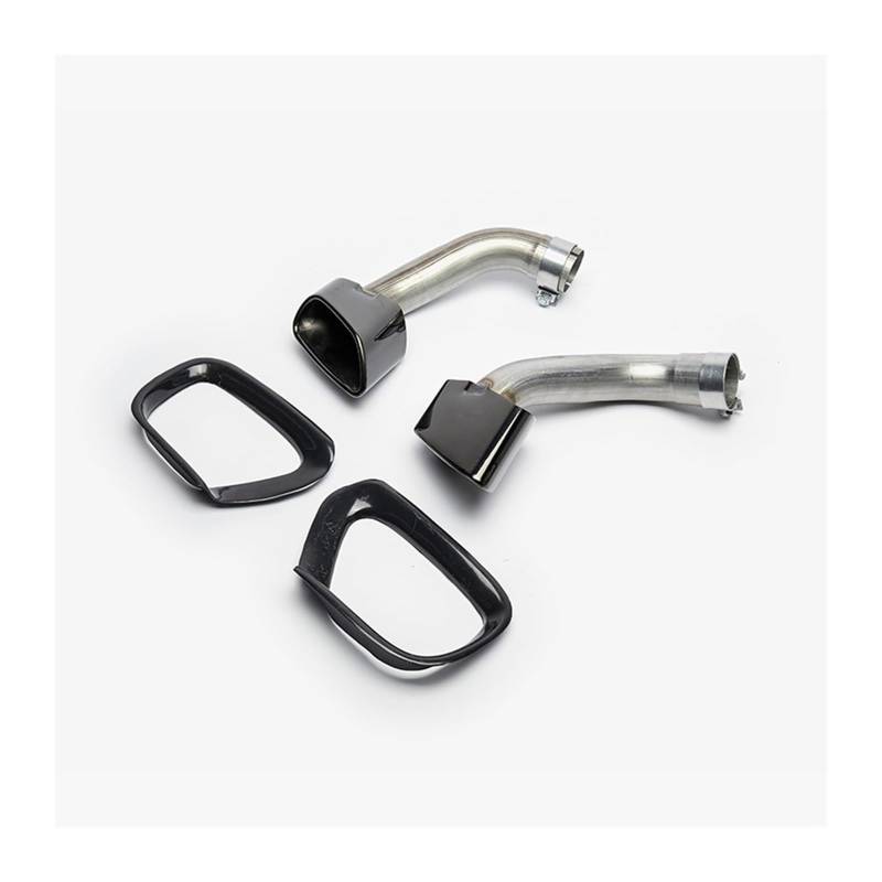 Auto Endrohre Für B&MW Für X5 Für E70 2008-2013 Auspuffrohr Schalldämpfer Spitze Auto Auspuff Endrohr Auto Auspuff Spitze Auto Schalldämpfer Endrohr(Schwarz) von WEKPOPMEVL