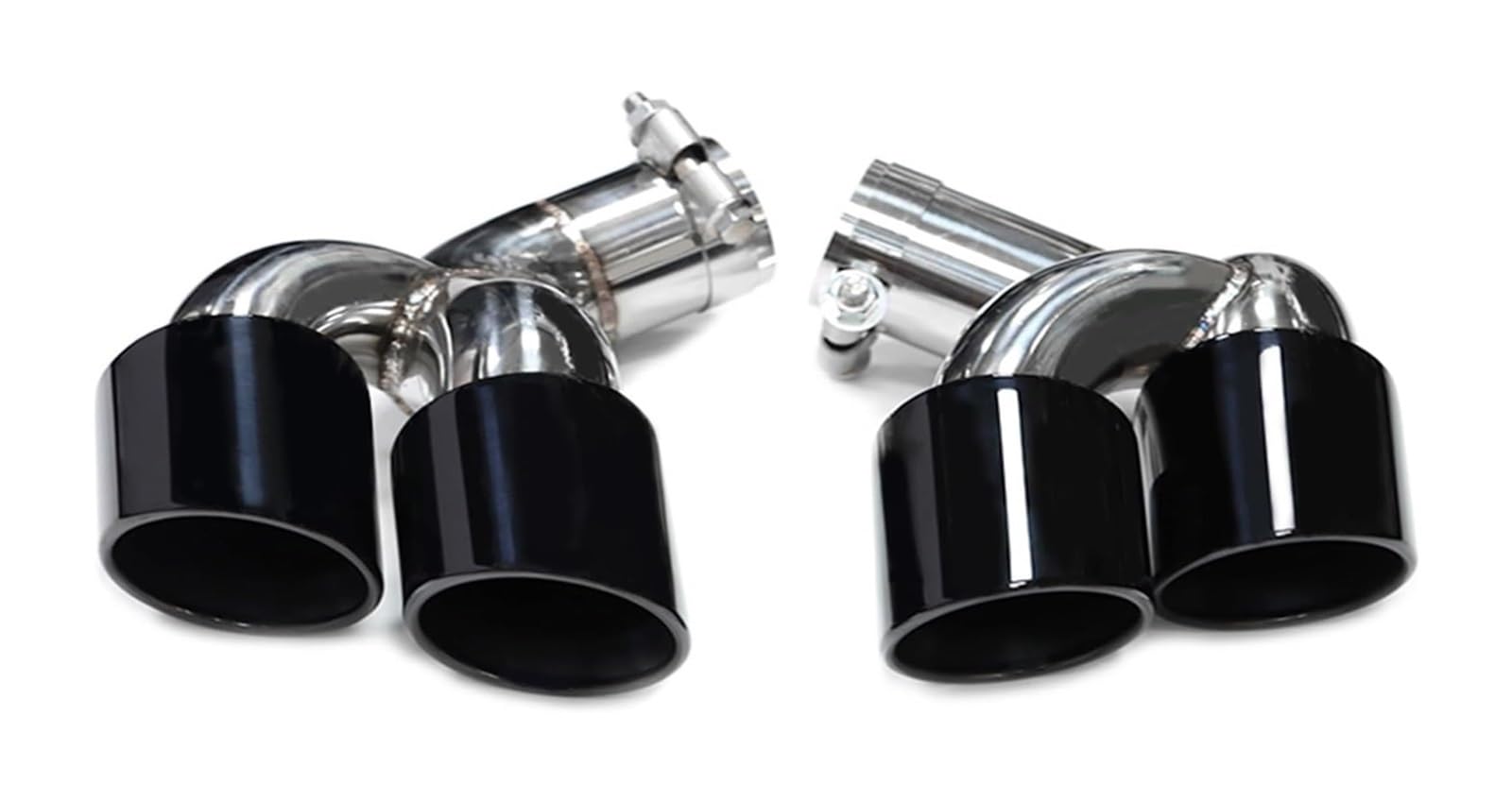 Auto Endrohre Für B&MW Für X6 Für E71 2006-2014 Quad-Auspuffrohr Schalldämpfer Spitze Abgassystem Düse Auspuffabdeckung Auto Auspuffspitze(Black exhaust) von WEKPOPMEVL