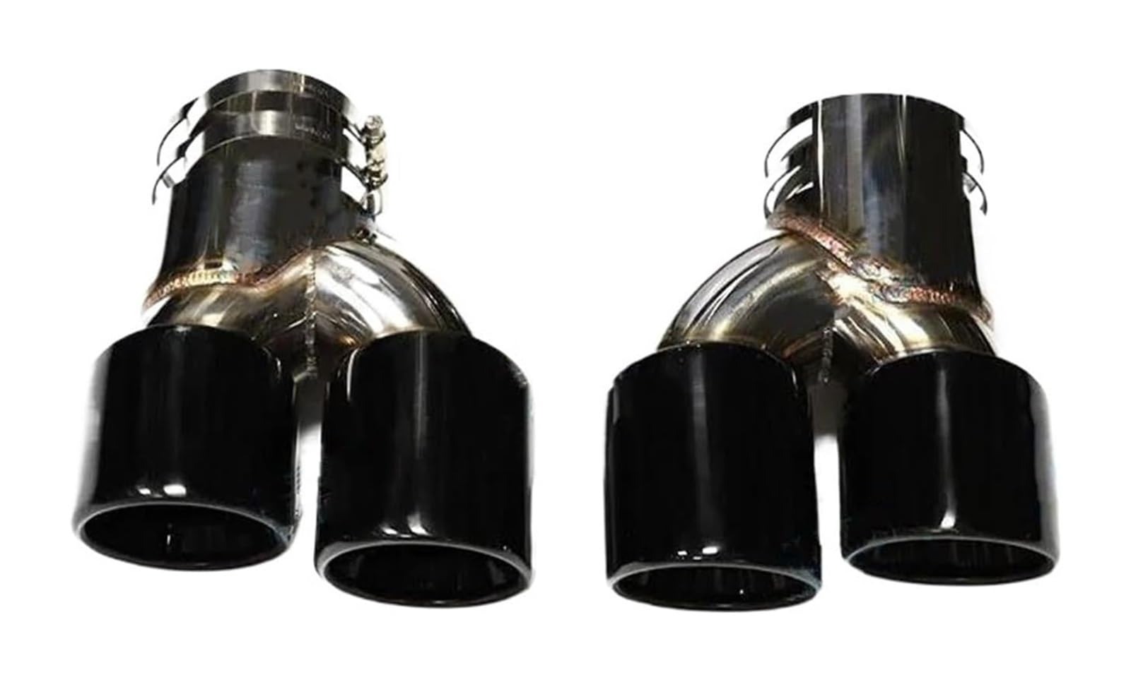 Auto Endrohre Für B&MW G20 G21 M340i G42 M440i G22 M240i MPE 2019 2020 Auto Schalldämpfer Spitze Auspuffanlage Auto Auspuffrohr Endrohr(Black A) von WEKPOPMEVL