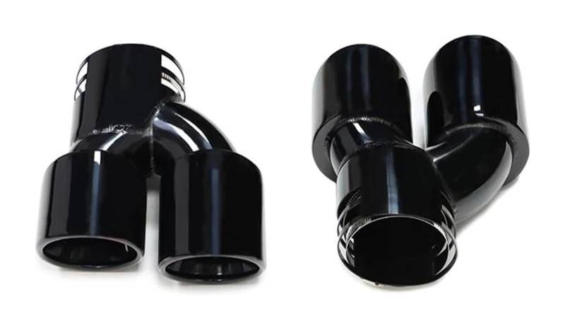 Auto Endrohre Für B&MW G20 G21 M340i G42 M440i G22 M240i MPE 2019 2020 Auto Schalldämpfer Spitze Auspuffanlage Auto Auspuffrohr Endrohr(Black B) von WEKPOPMEVL