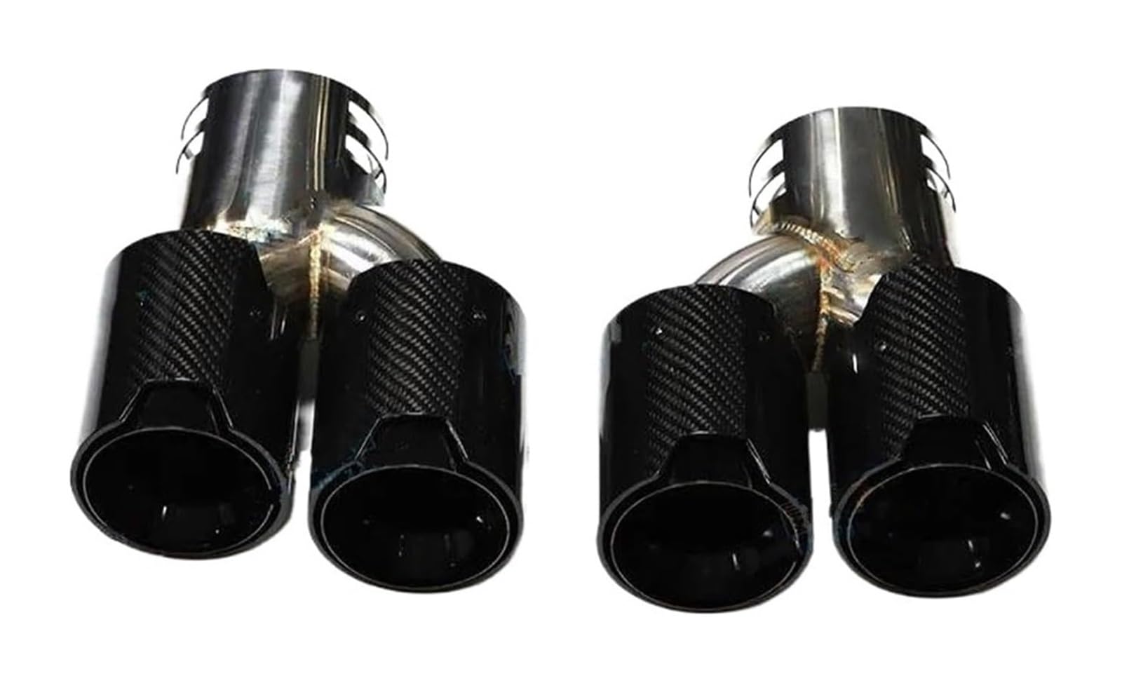 Auto Endrohre Für B&MW G20 G21 M340i G42 M440i G22 M240i MPE 2019 2020 Auto Schalldämpfer Spitze Auspuffanlage Auto Auspuffrohr Endrohr(Carbon Fiber A) von WEKPOPMEVL
