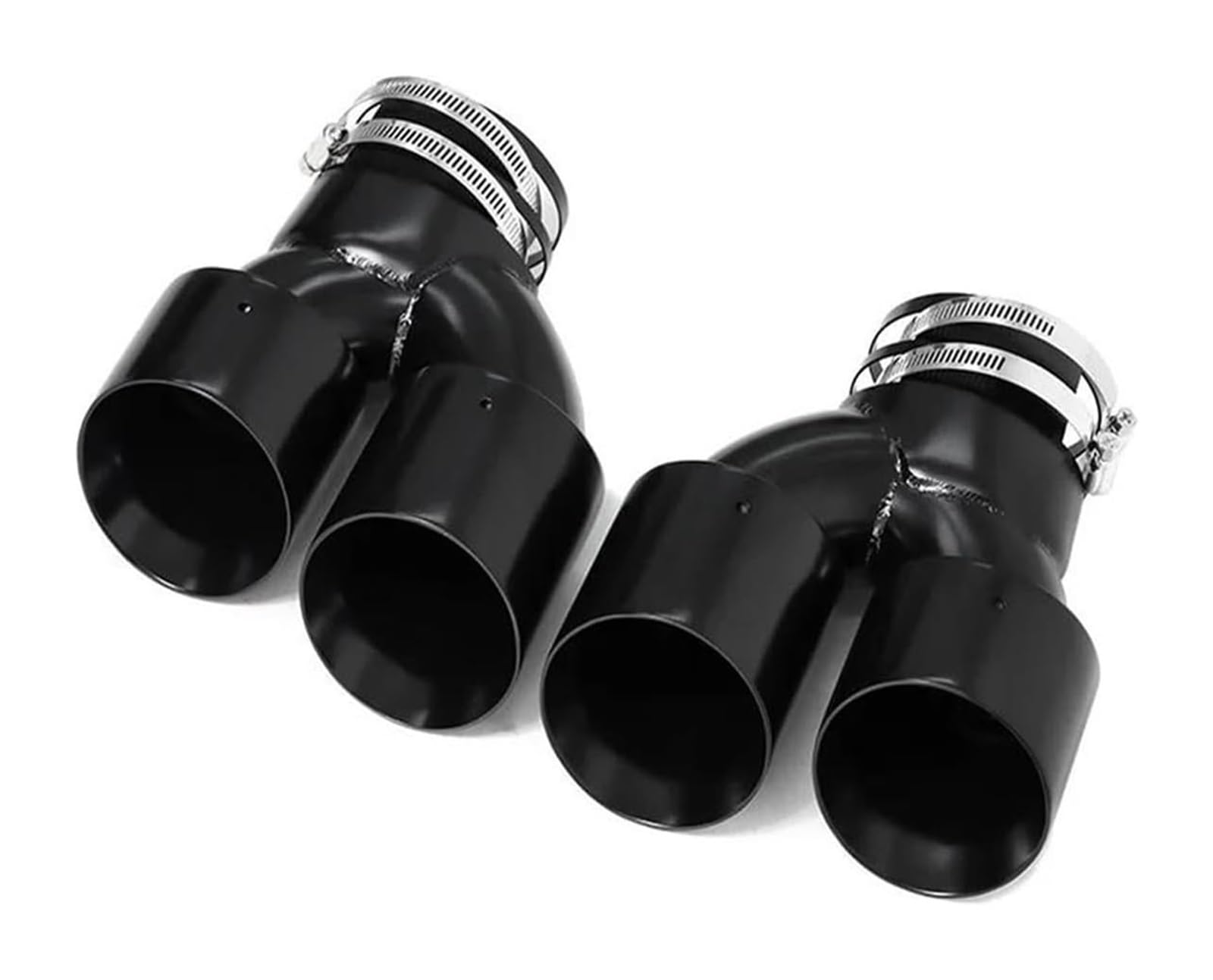 Auto Endrohre Für B&MW M340i G20 G21 G22 G23 M440i G42 M240i Schalldämpfer Endrohr Abgassystem Heckkehle Autoauspuffrohr Vier Auspuffspitze(Black C) von WEKPOPMEVL