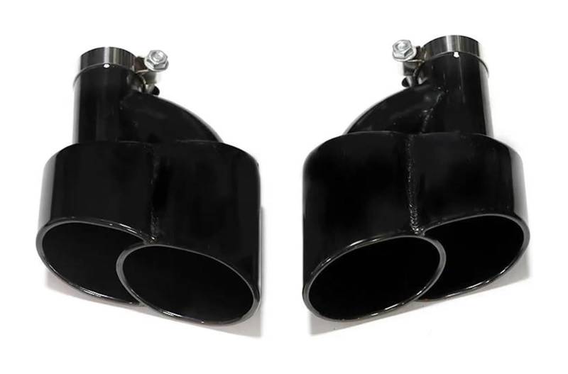 Auto Endrohre Für B&enz Für C200 Für W204 Für W212 Für E260 Für 300L Auspuffspitzen Schalldämpfer Auspuffendrohr Vier-Out-Auspuffspitze(Black 1) von WEKPOPMEVL