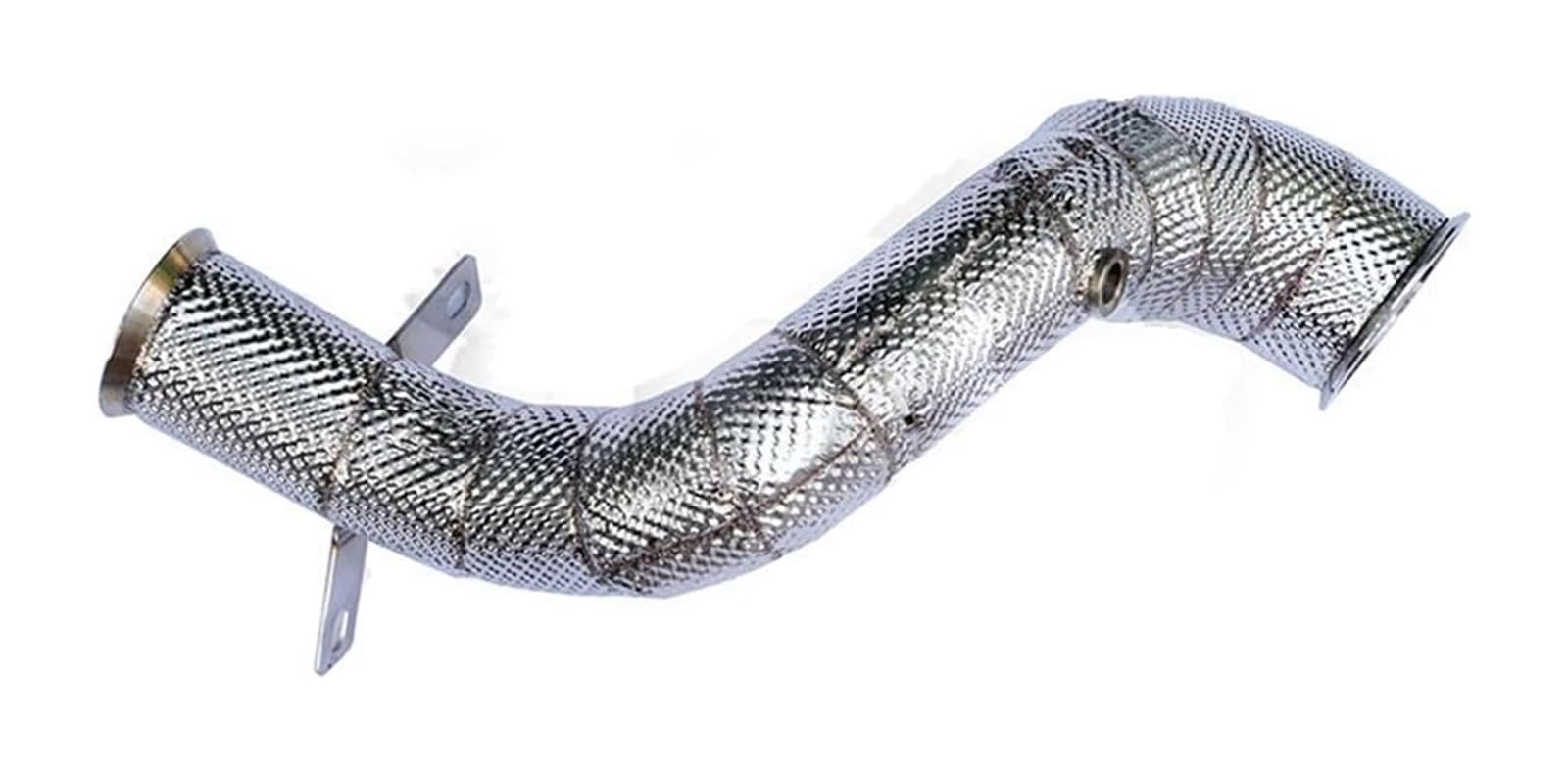 Auto Endrohre Für B&enz Für W205 Für C200 Für C260 Für C300 Auto Auspuffspitze Auto Schalldämpfer Endrohr Abgaskrümmer Fallrohr(For W205 With Cat) von WEKPOPMEVL
