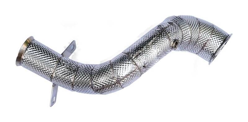Auto Endrohre Für B&enz Für W205 Für C200 Für C260 Für C300 Auto Auspuffspitze Auto Schalldämpfer Endrohr Abgaskrümmer Fallrohr(For W205 With Cat) von WEKPOPMEVL