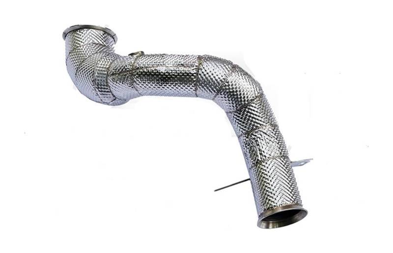 Auto Endrohre Für B&enz Für W205 Für C200 Für C260 Für C300 Auto Auspuffspitze Auto Schalldämpfer Endrohr Abgaskrümmer Fallrohr(For W205 Without Cat) von WEKPOPMEVL