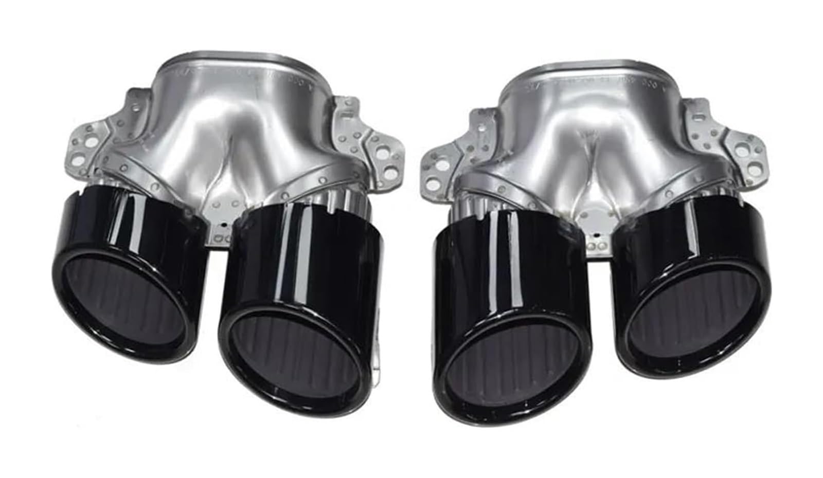 Auto Endrohre Für B&enz Für X247 Für GLB35 Für A45S 2020 Heckstoßstange Schalldämpfer Auspuffspitzen Rohrdüse Auspuffspitzen Auspuffendrohr(Black Exhaust) von WEKPOPMEVL