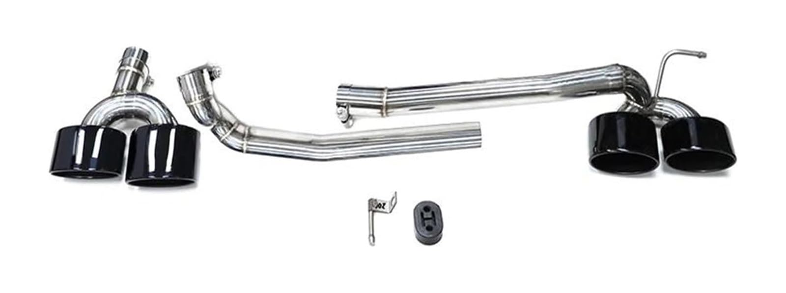 Auto Endrohre Für B&enz W204 C200 C180 C260 C63 Für M Für Sport 2008-2013 Abgasanlage Ovale Düse Autoauspuffrohr Endrohrspitze(Black 22cm) von WEKPOPMEVL
