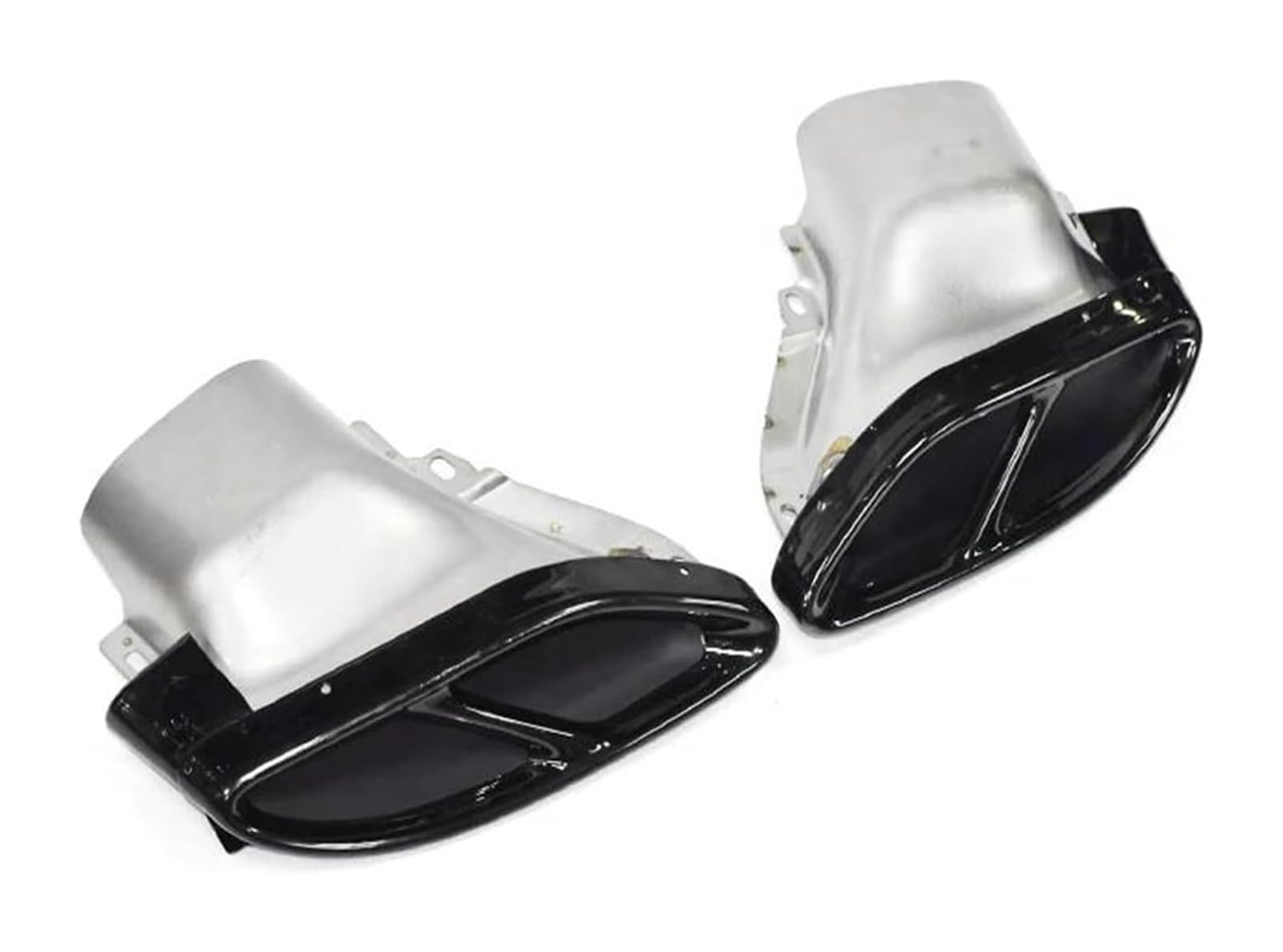 Auto Endrohre Für B&enz W205 C180 C200 C250 C300 C450 GLE43 W212 Klasse C Schalldämpferspitze Autoauspuffrohre TailTips Endrohrspitze Autoauspuffspitze(Schwarz) von WEKPOPMEVL