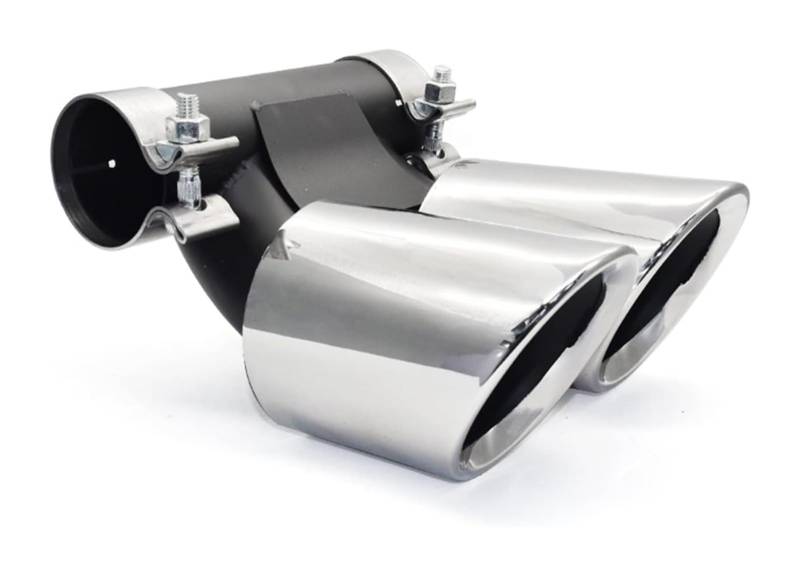 Auto Endrohre Für B&oxster Für Cayman 2008-2016 Schalldämpfer Düsen Auto Auspuff Spitze Auto Endrohr Für GTS Auto Auspuffrohr(For 718 Silver D) von WEKPOPMEVL