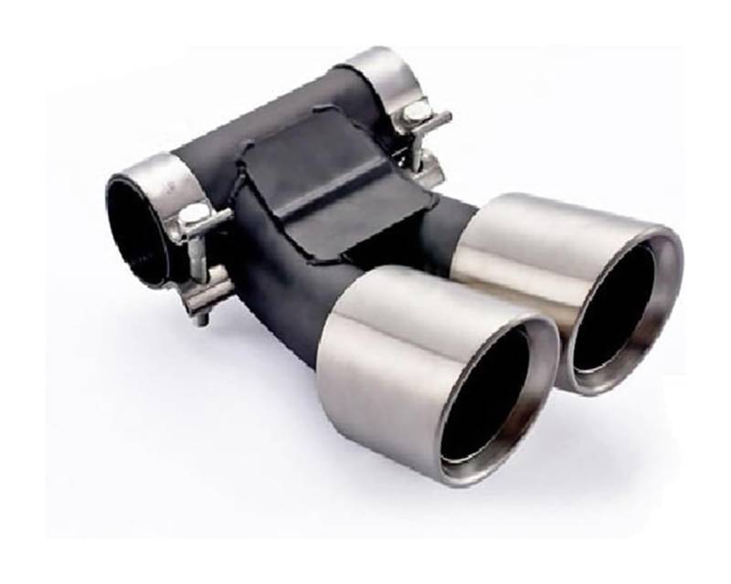 Auto Endrohre Für B&oxster Für Cayman 2008-2016 Schalldämpfer Düsen Auto Auspuff Spitze Auto Endrohr Für GTS Auto Auspuffrohr(For 987/981Silver E) von WEKPOPMEVL