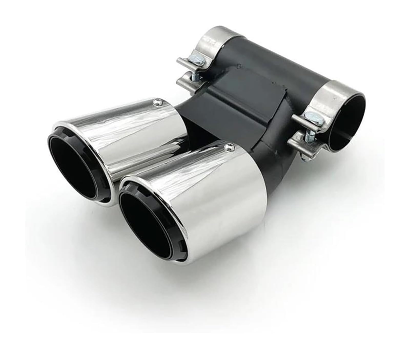 Auto Endrohre Für B&oxster Für Cayman Für 718 Für 987 2008-2016 Auspuff Tipps Schalldämpfer Auspuff Schwanz Ende Rohr Auto Auspuff Rohr Schalldämpfer Düsen(Black2) von WEKPOPMEVL