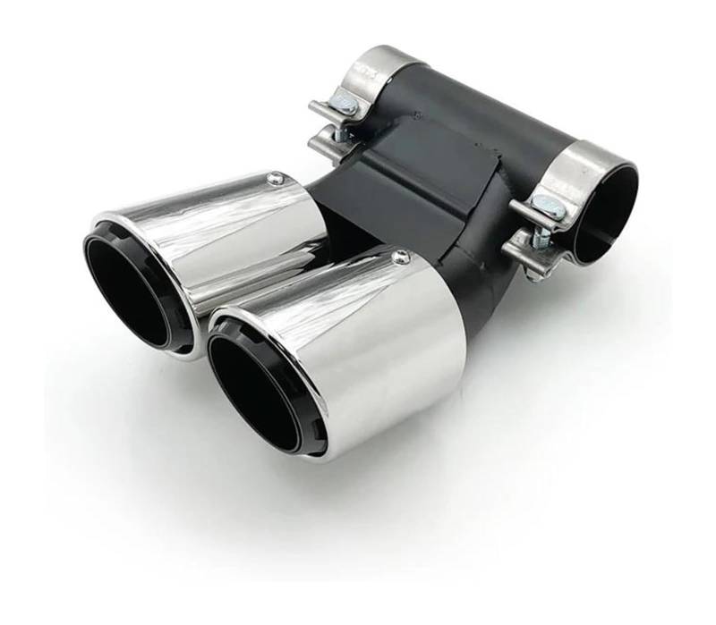 Auto Endrohre Für B&oxster Für Cayman Für 718 Für 987 2008-2016 Auspuff Tipps Schalldämpfer Auspuff Schwanz Ende Rohr Auto Auspuff Rohr Schalldämpfer Düsen(Black2) von WEKPOPMEVL