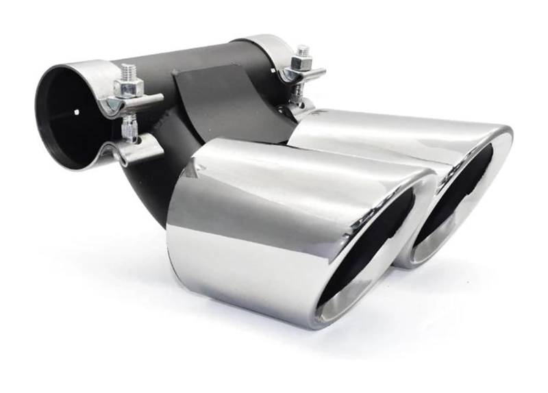 Auto Endrohre Für B&oxster Für Cayman Für 718 Für 987 2008-2016 Auspuff Tipps Schalldämpfer Auspuff Schwanz Ende Rohr Auto Auspuff Rohr Schalldämpfer Düsen(Silver2) von WEKPOPMEVL