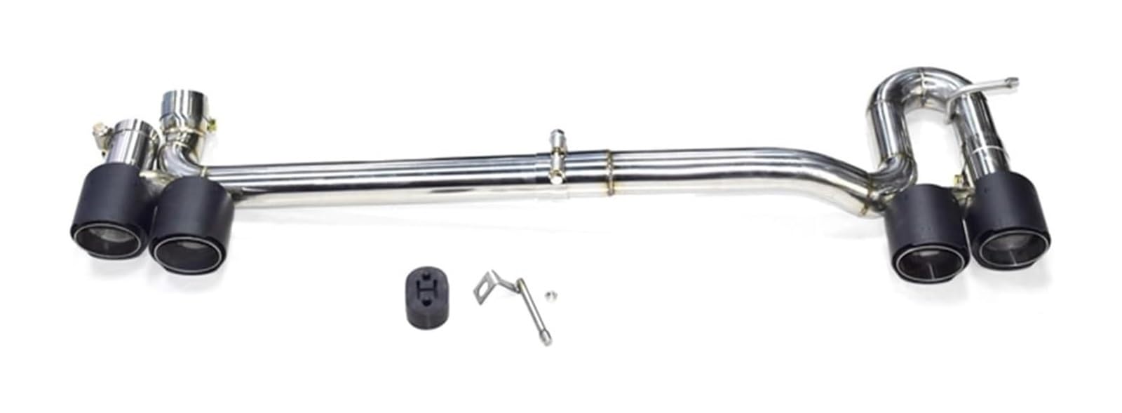Auto Endrohre Für CC Schalldämpferspitzen 4 Out Kohlefaser-Auspuffrohr-Düsensystem Auto-Auspuffspitze Auto-Schalldämpfer-Endrohr Auto-Auspuffspitze(Carbon Fiber) von WEKPOPMEVL
