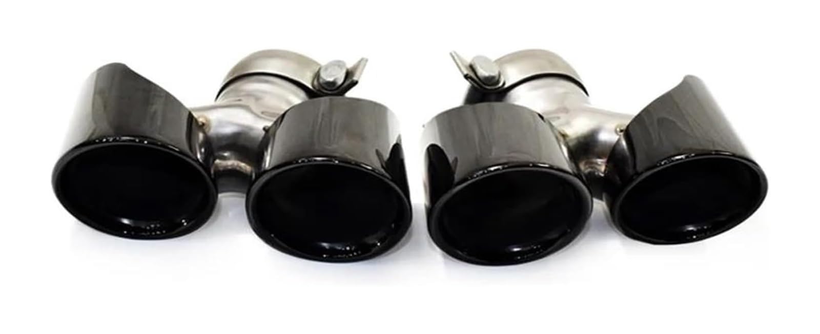 Auto Endrohre Für Carrera Für 911 2008-2022 Schalldämpfer Spitze Auto Hinten Exhuast System Rohr Auspuff Tipps Schalldämpfer(Black2) von WEKPOPMEVL
