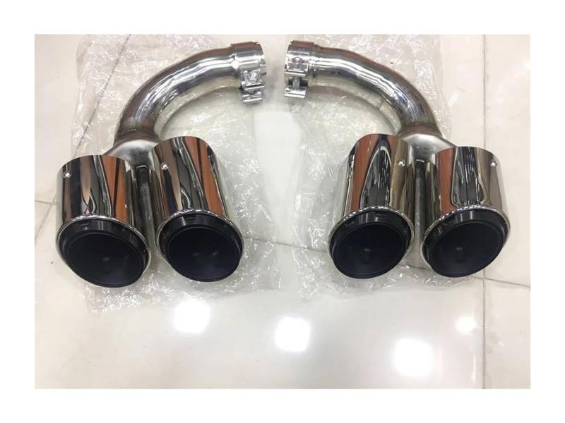 Auto Endrohre Für Cayenne 2018 2019 Auto Schwanz Air Outlet Vent Kit Endrohr Hinten Auspuff Spitze Auspuff Tipps Schalldämpfer von WEKPOPMEVL