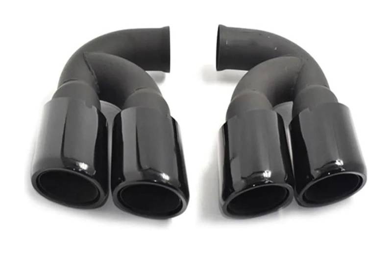 Auto Endrohre Für Cayenne Für S V8 2011-2014 Auto Hinten Air Outlet Vent Schalldämpfer Exhause Endrohr Spitze Rohr Auspuff Tipps Schalldämpfer Auspuff Schwanz Ende(V8 S-Black) von WEKPOPMEVL