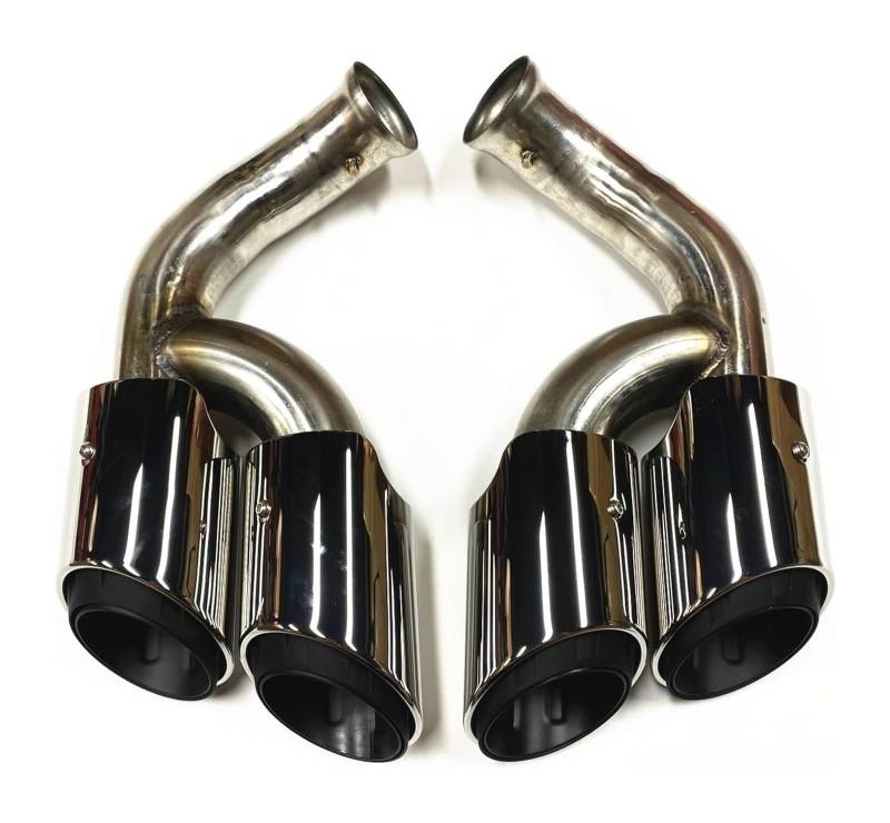 Auto Endrohre Für Cayenne Für V6 2015-2017 Auto Hinten Vent Exhause Air Outlet Endrohr Kit Auto Auspuff Spitze Auto Schalldämpfer Endrohr Für GTS Stil Schwanz Tipps von WEKPOPMEVL