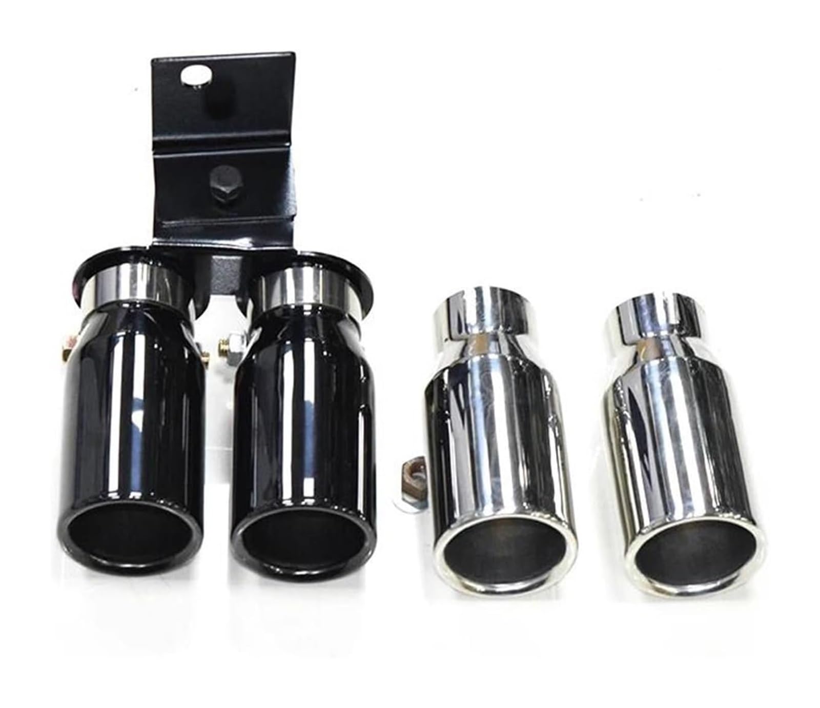 Auto Endrohre Für F30 F31 320i 330i 328i 2017 2018 2019 Schalldämpfer Tipps 80 MM Outlet Endrohr Auspuff Düsen Auto Auspuff Endrohr Spitze(Silver B) von WEKPOPMEVL