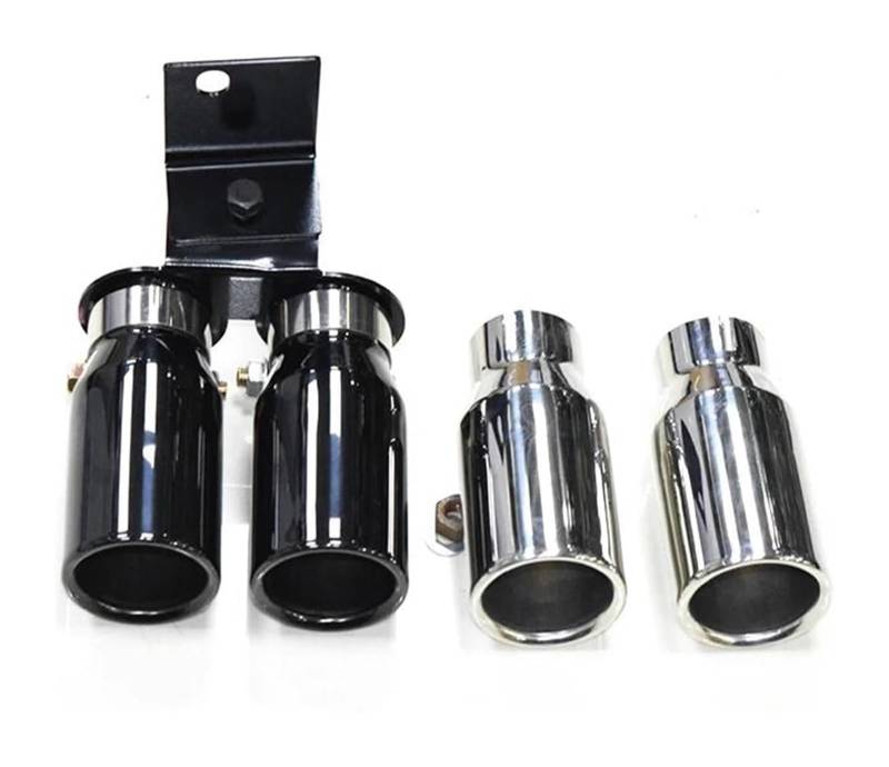 Auto Endrohre Für F30 F31 320i 330i 328i 2017 2018 2019 Schalldämpfer Tipps 80 MM Outlet Endrohr Auspuff Düsen Auto Auspuff Endrohr Spitze(Silver B) von WEKPOPMEVL