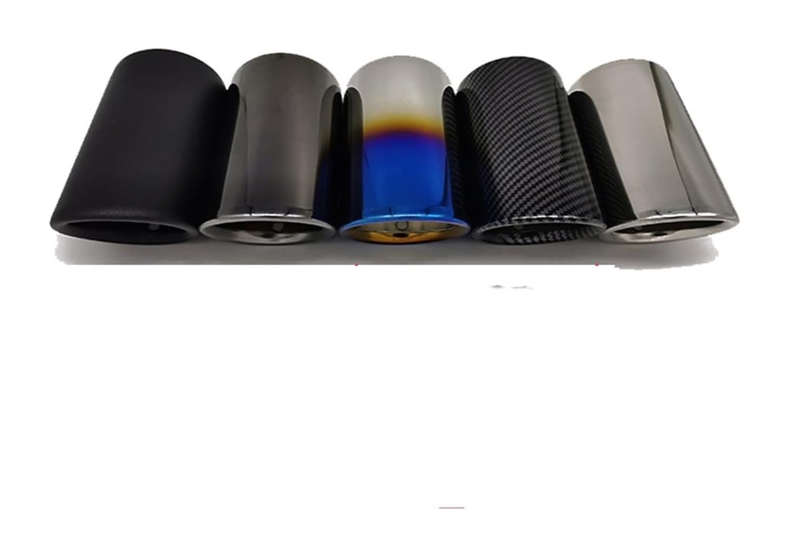 Auto Endrohre Für J&etta Mk6 Für G&olf 6 7 Für B&ORA Für Lavida Auto Auspuffrohr Schalldämpfer Spitze Abdeckung Auspuff End Rohr Auspuff Spitze(1pcs Gloss black) von WEKPOPMEVL