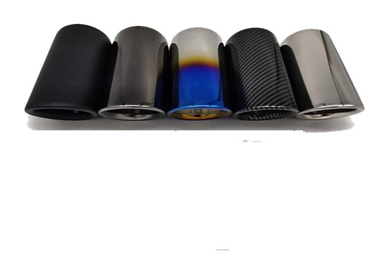 Auto Endrohre Für J&etta Mk6 Für G&olf 6 7 Für B&ORA Für Lavida Auto Auspuffrohr Schalldämpfer Spitze Abdeckung Auspuff End Rohr Auspuff Spitze(1pcs Gloss black) von WEKPOPMEVL