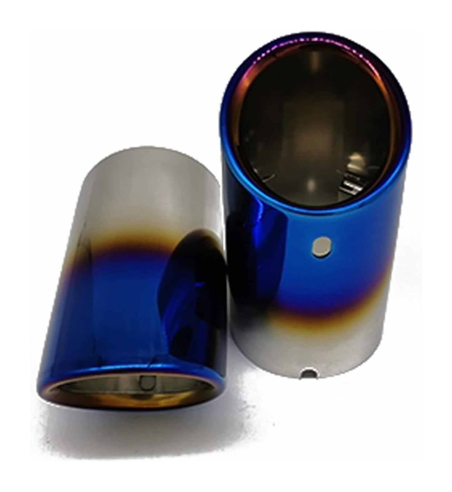 Auto Endrohre Für J&etta Mk6 Für G&olf 6 7 Für B&ORA Für Lavida Auto Auspuffrohr Schalldämpfer Spitze Abdeckung Auspuff End Rohr Auspuff Spitze(2pcs Blue) von WEKPOPMEVL